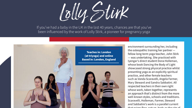 Best of British article in OM Yoga Magazine